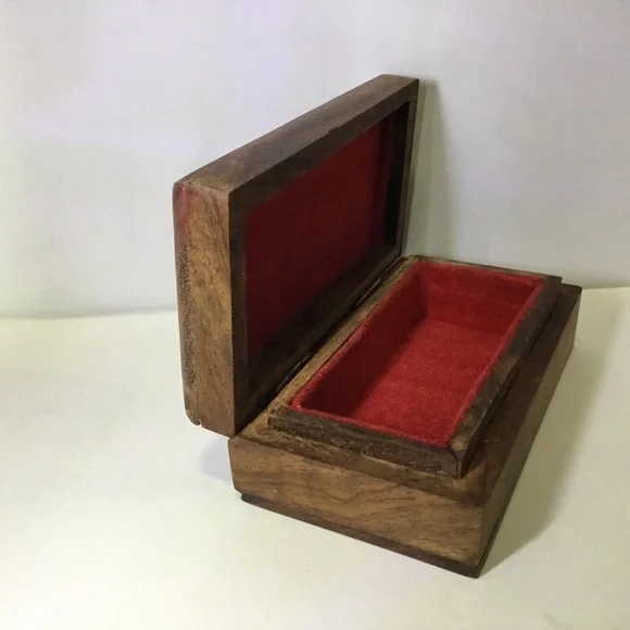 Wooden Decorative Trinket Box - Picture 6 of 10